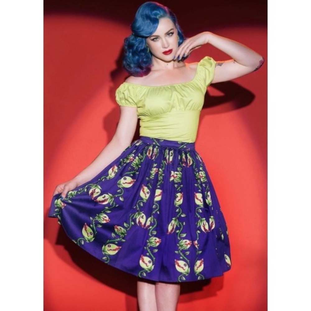 Deadly Dames Venus Fly Trap Skirt